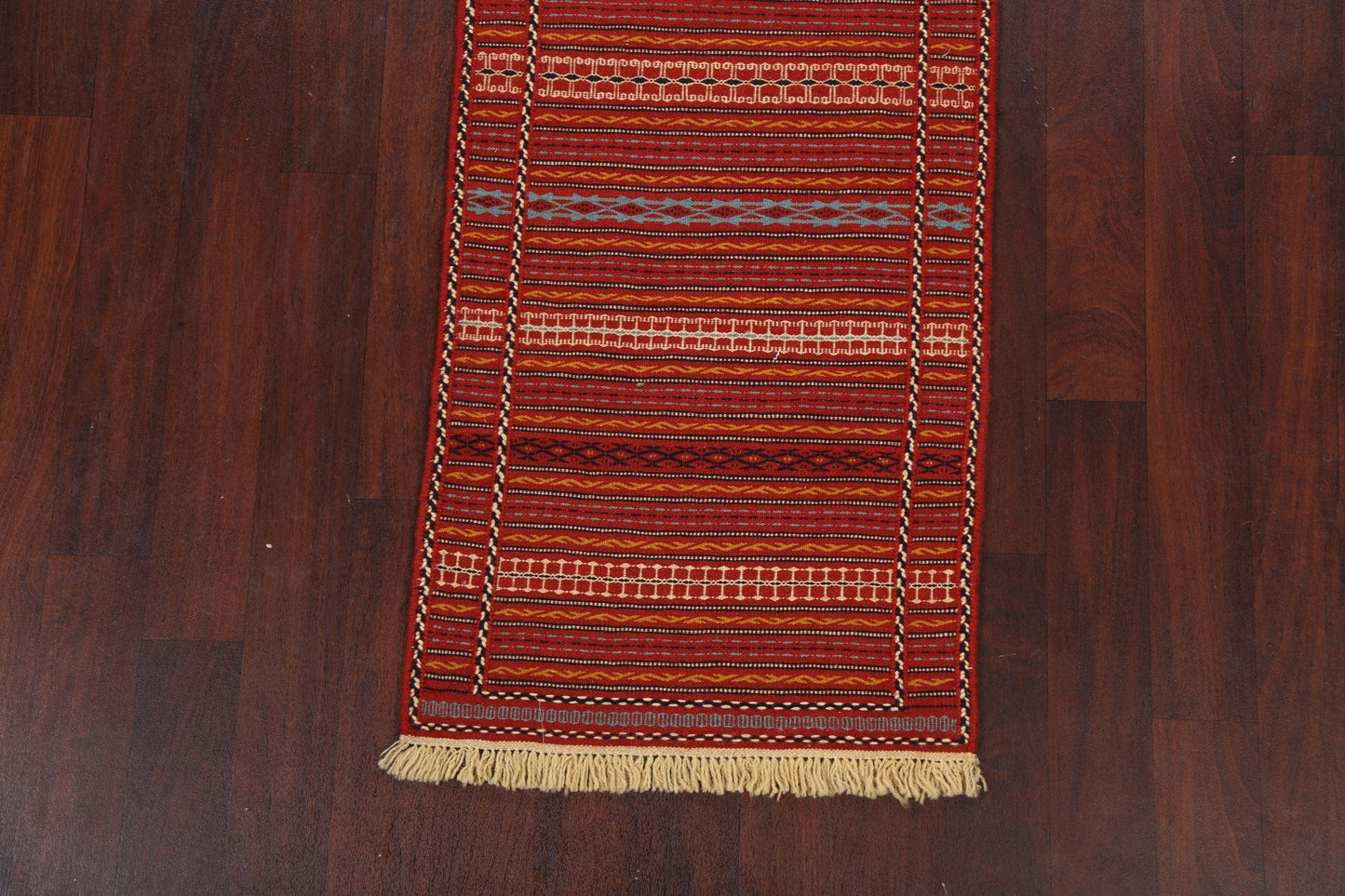 Tribal Kilim Sirjan Persian Runner Rug 2x7