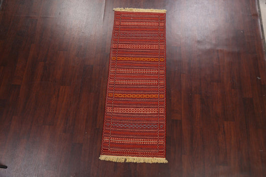 Tribal Kilim Sirjan Persian Runner Rug 2x7