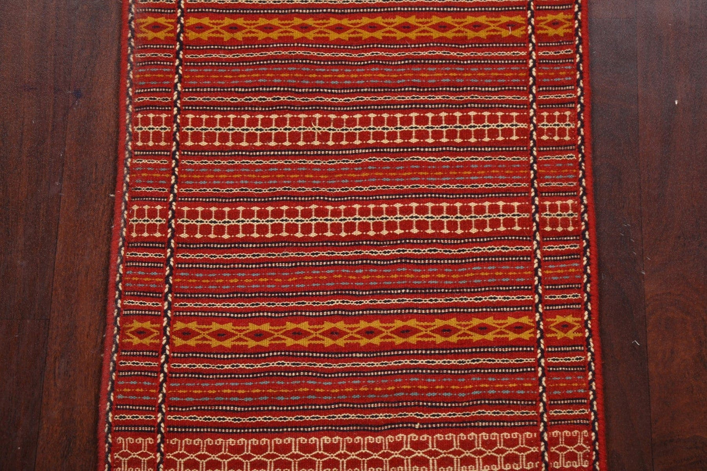 Tribal Kilim Sirjan Persian Runner Rug 2x7