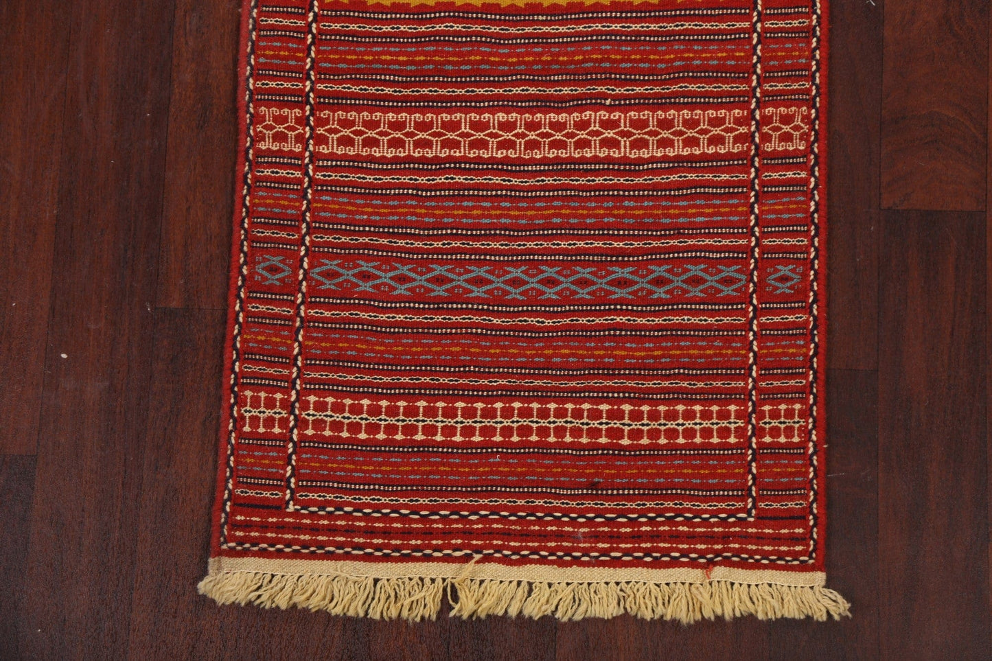 Tribal Kilim Sirjan Persian Runner Rug 2x7