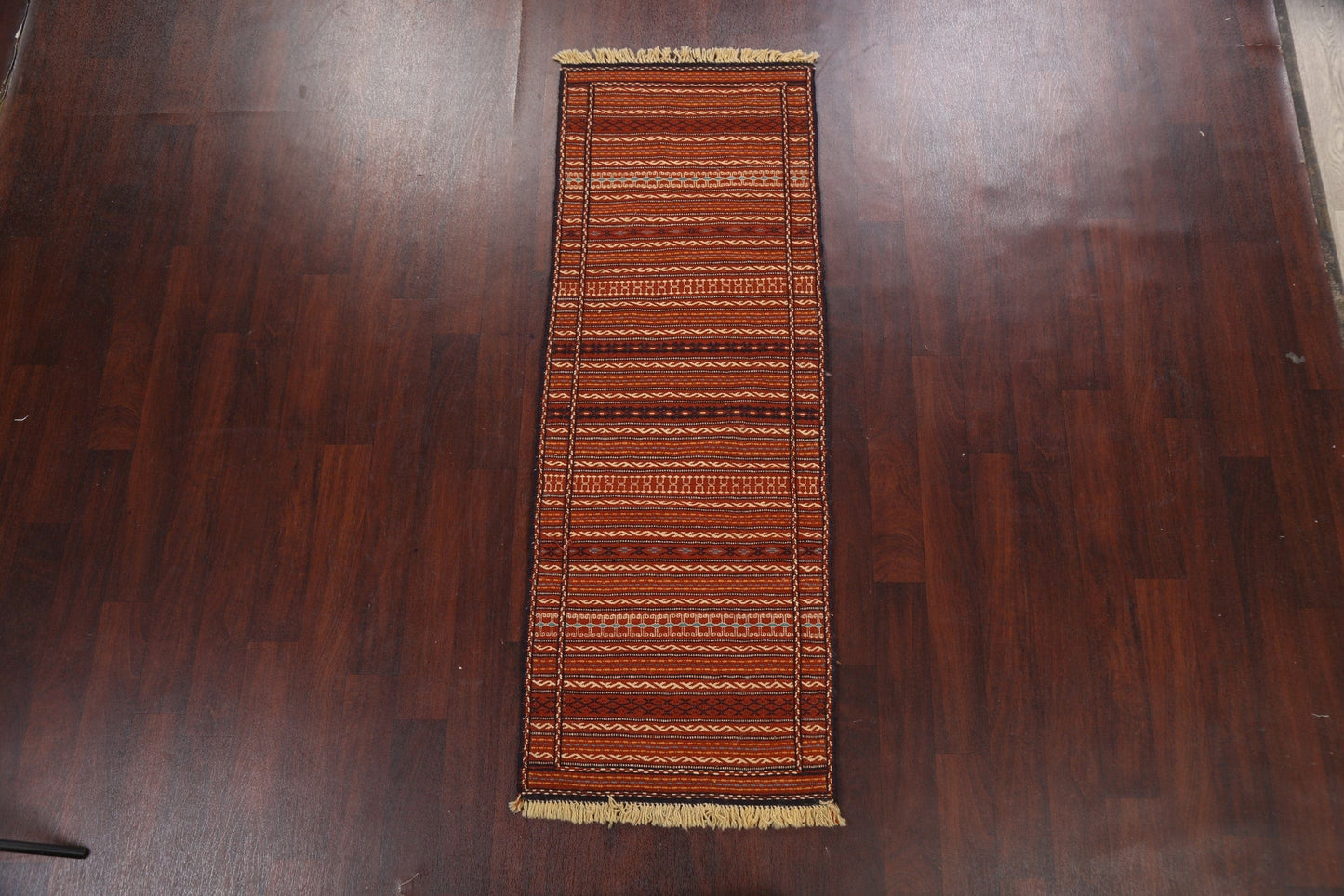 Tribal Kilim Sirjan Persian Runner Rug 2x7