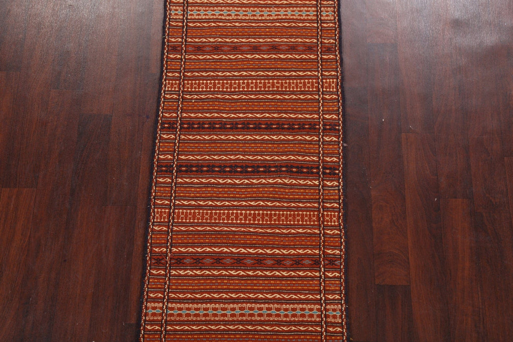 Tribal Kilim Sirjan Persian Runner Rug 2x7