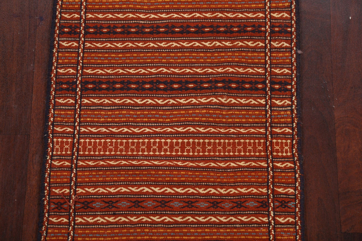 Tribal Kilim Sirjan Persian Runner Rug 2x7