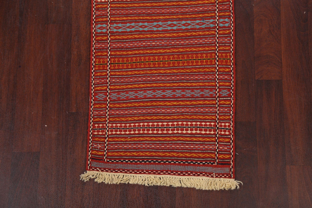 Tribal Kilim Sirjan Persian Runner Rug 2x6