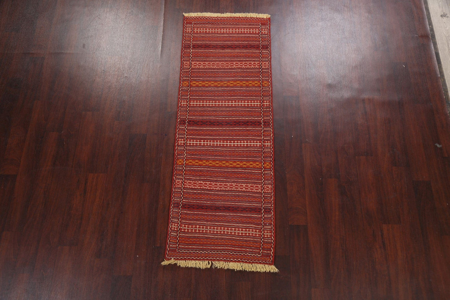 Tribal Kilim Sirjan Persian Runner Rug 2x7