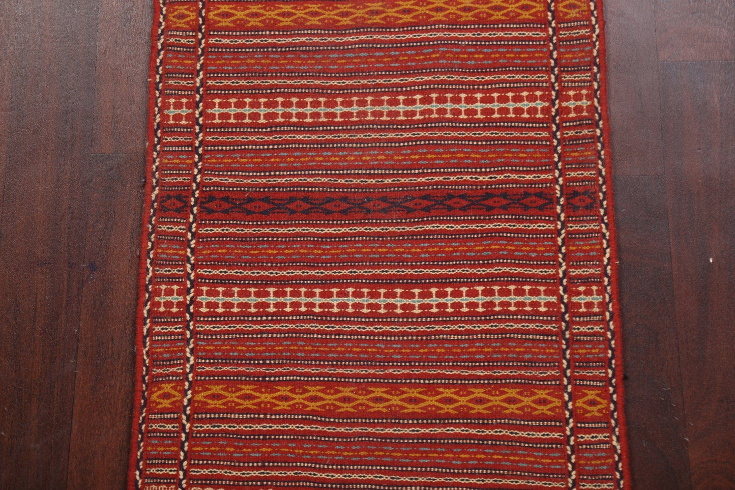 Tribal Kilim Sirjan Persian Runner Rug 2x7