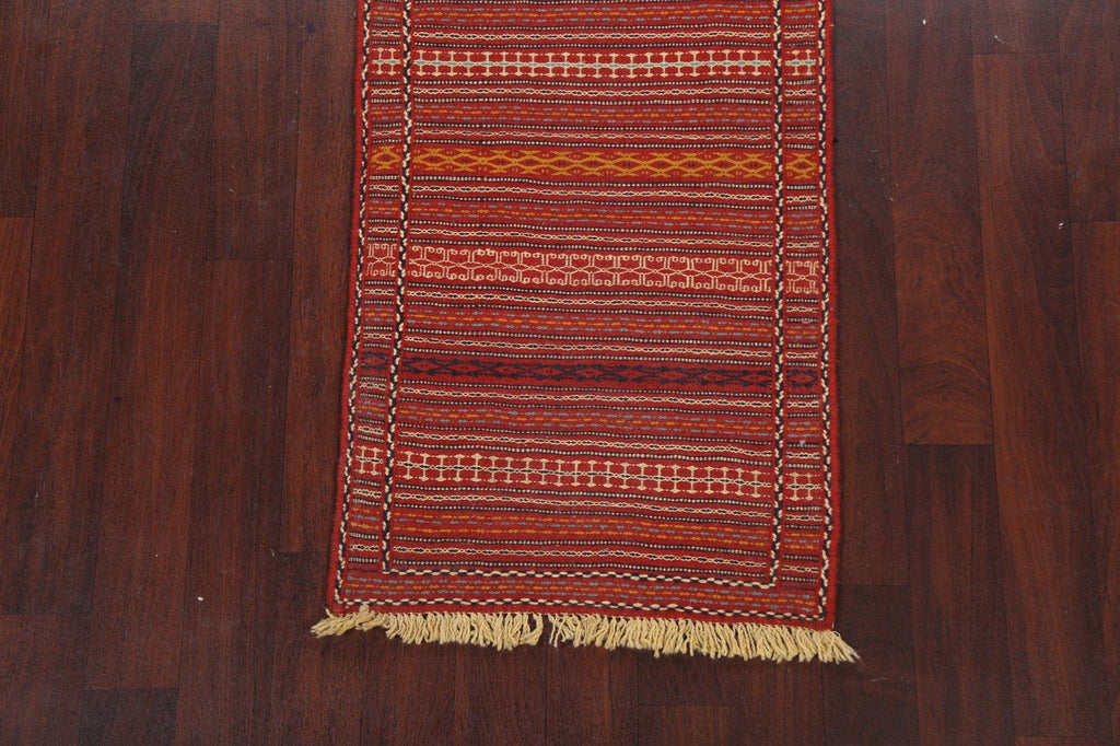 Tribal Kilim Sirjan Persian Runner Rug 2x7