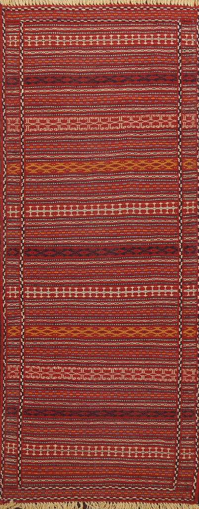 Tribal Kilim Sirjan Persian Runner Rug 2x7