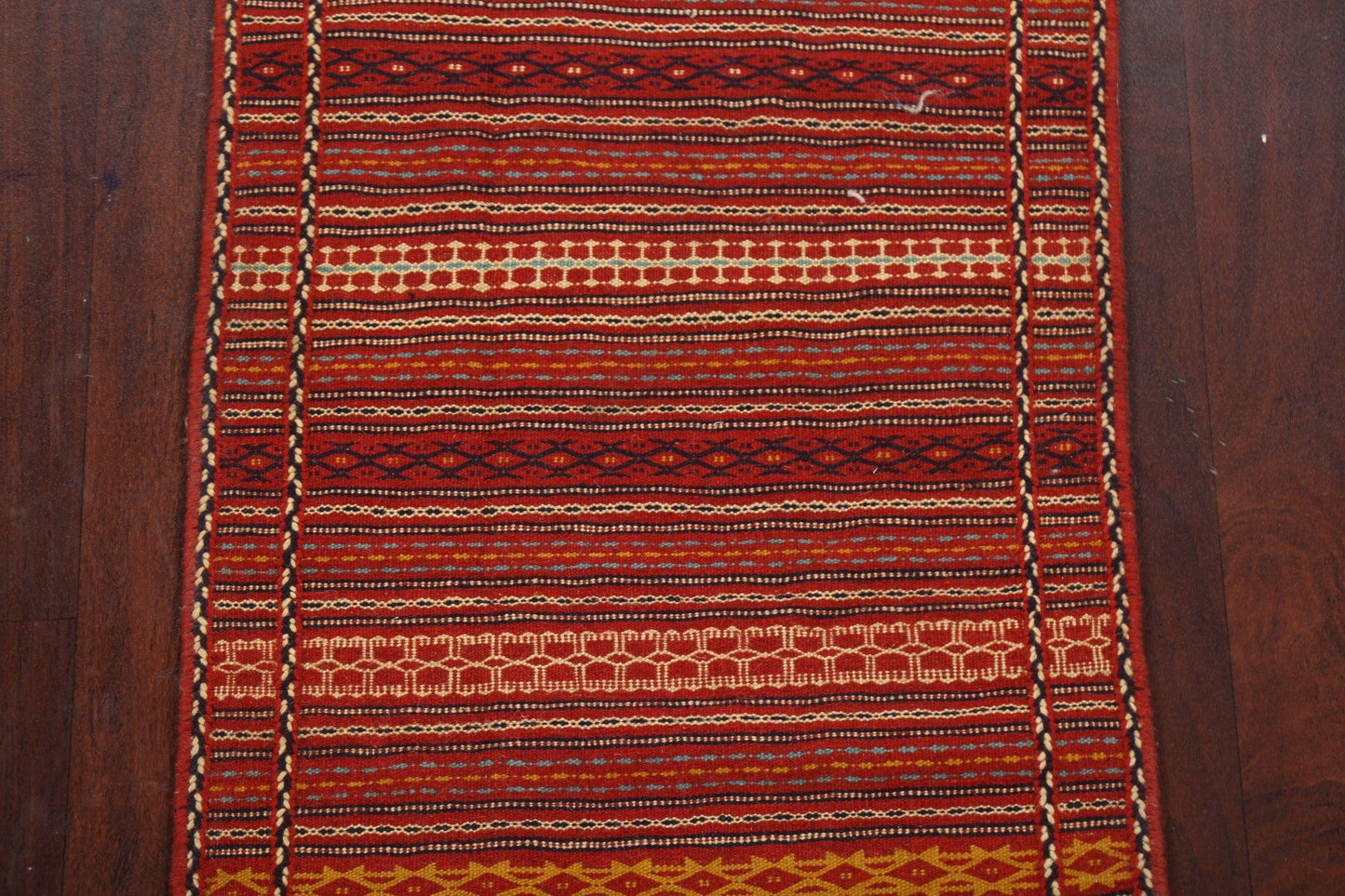 Tribal Kilim Sirjan Persian Runner Rug 2x7