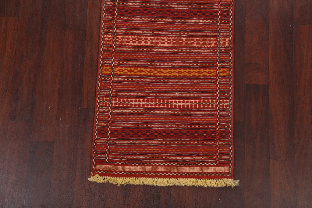 Tribal Kilim Sirjan Persian Runner Rug 2x7