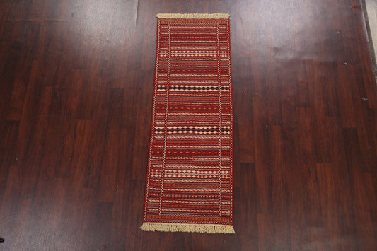 Tribal Kilim Sirjan Persian Runner Rug 2x6