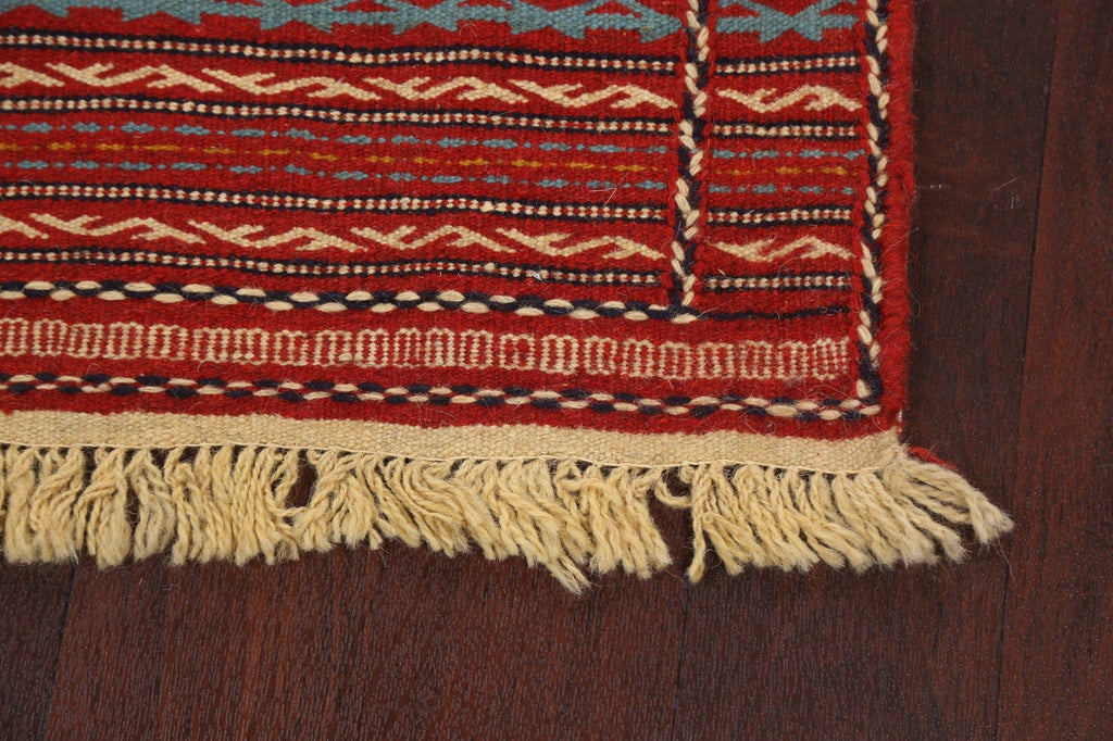 Tribal Kilim Sirjan Persian Runner Rug 2x7