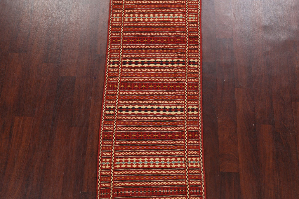 Tribal Kilim Sirjan Persian Runner Rug 2x7