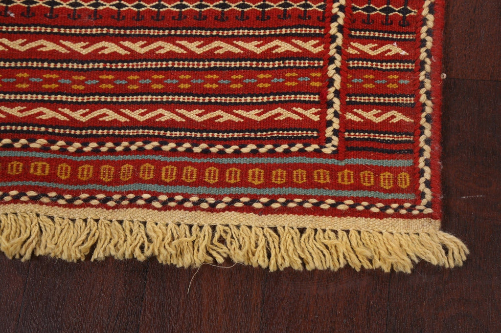 Tribal Kilim Sirjan Persian Runner Rug 2x7