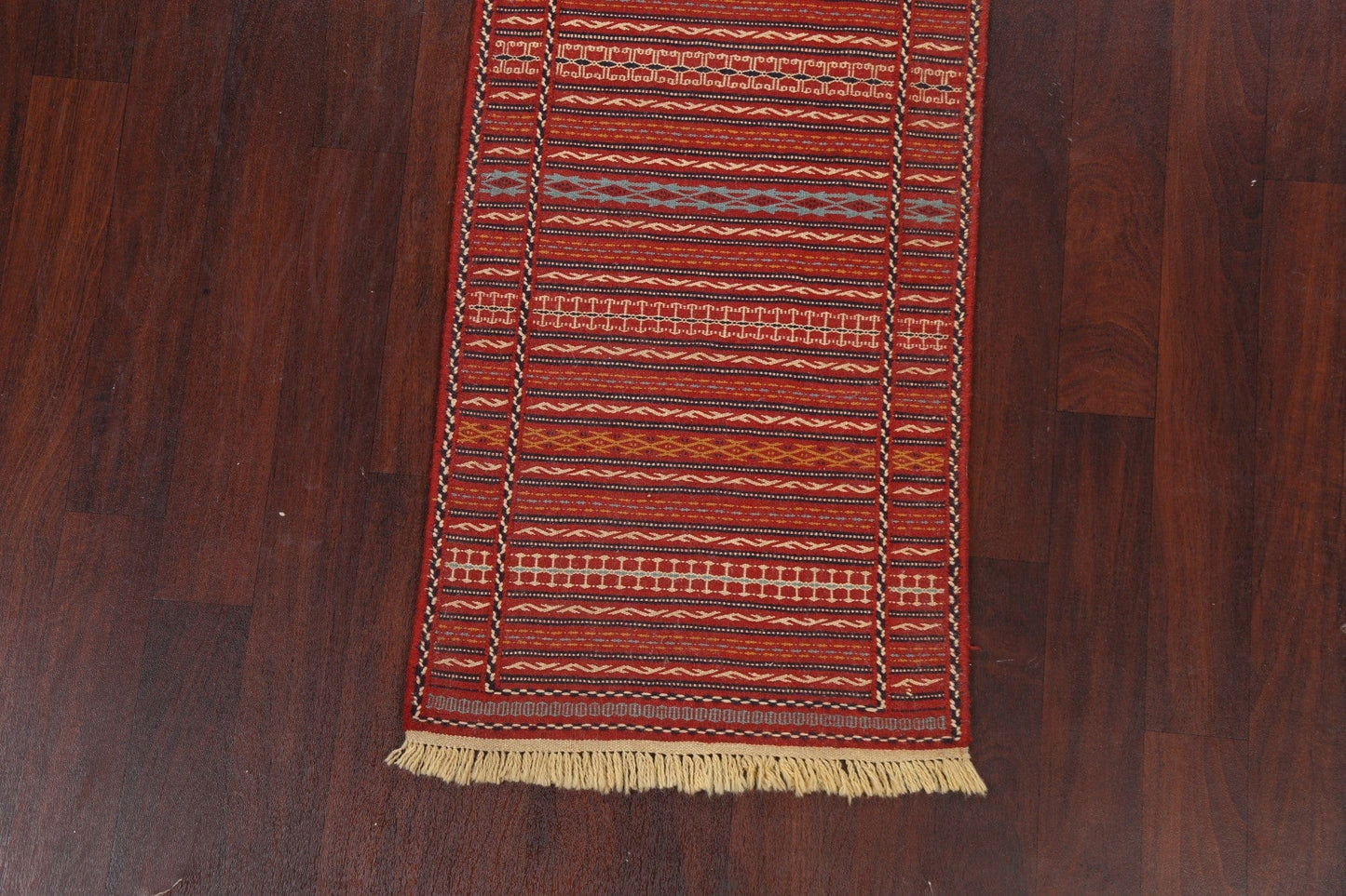 Tribal Kilim Sirjan Persian Runner Rug 2x7