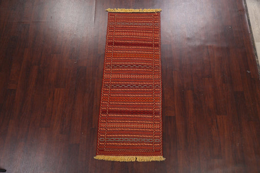 Tribal Kilim Sirjan Persian Runner Rug 2x7