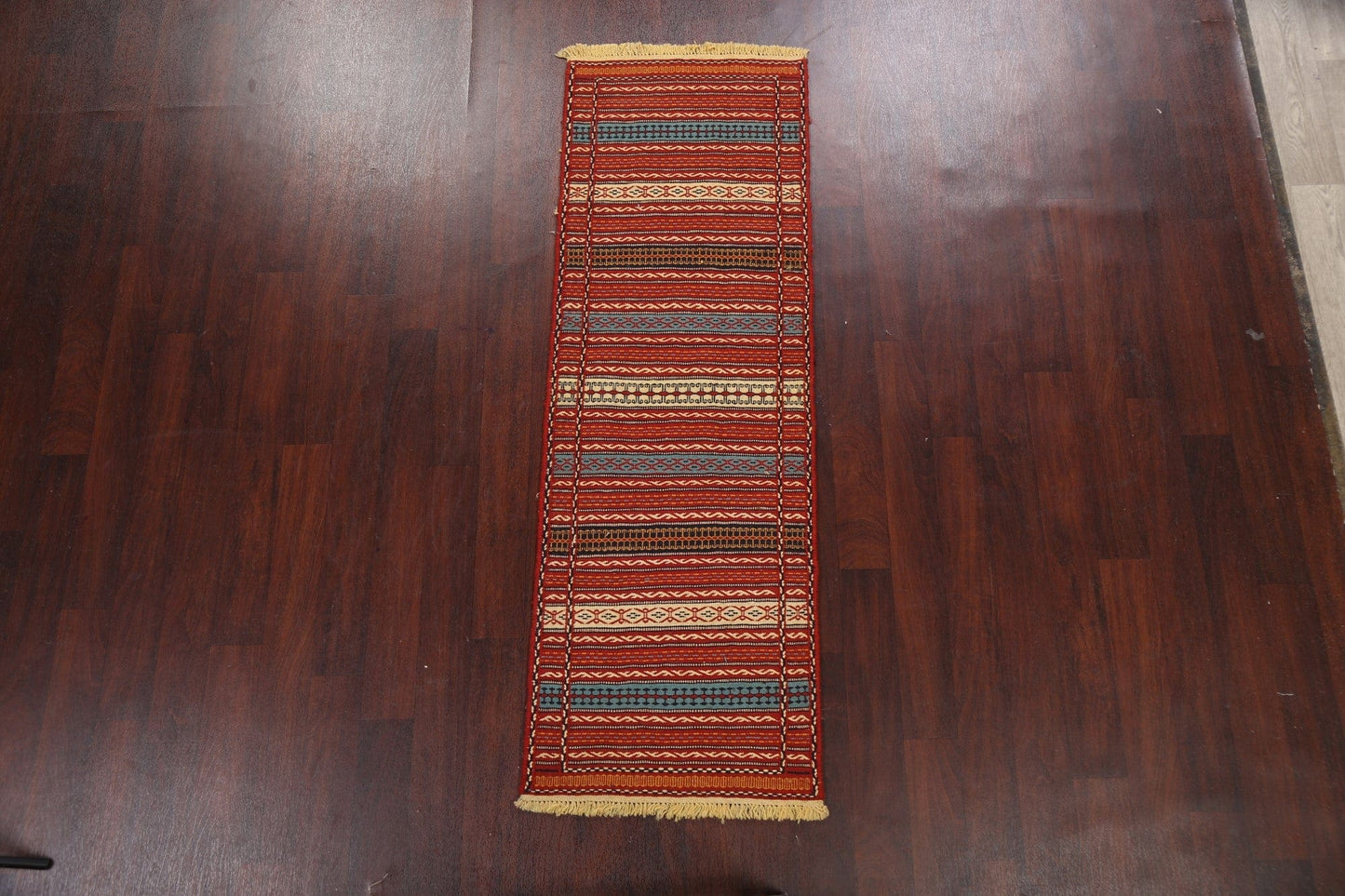 Tribal Kilim Sirjan Persian Runner Rug 2x7