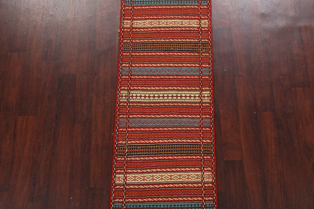 Tribal Kilim Sirjan Persian Runner Rug 2x7