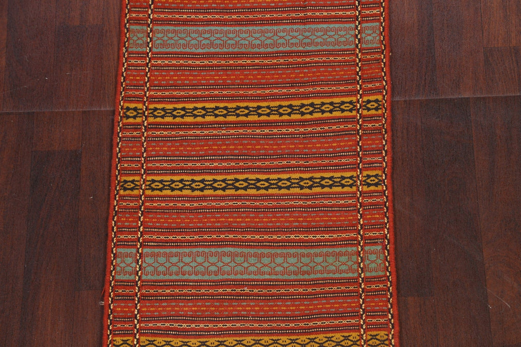 Tribal Kilim Sirjan Persian Runner Rug 2x7