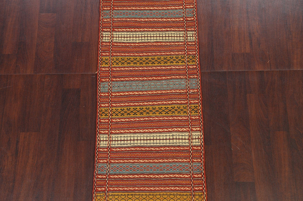 Tribal Kilim Sirjan Persian Runner Rug 2x7