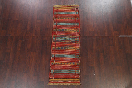 Tribal Kilim Sirjan Persian Runner Rug 2x7