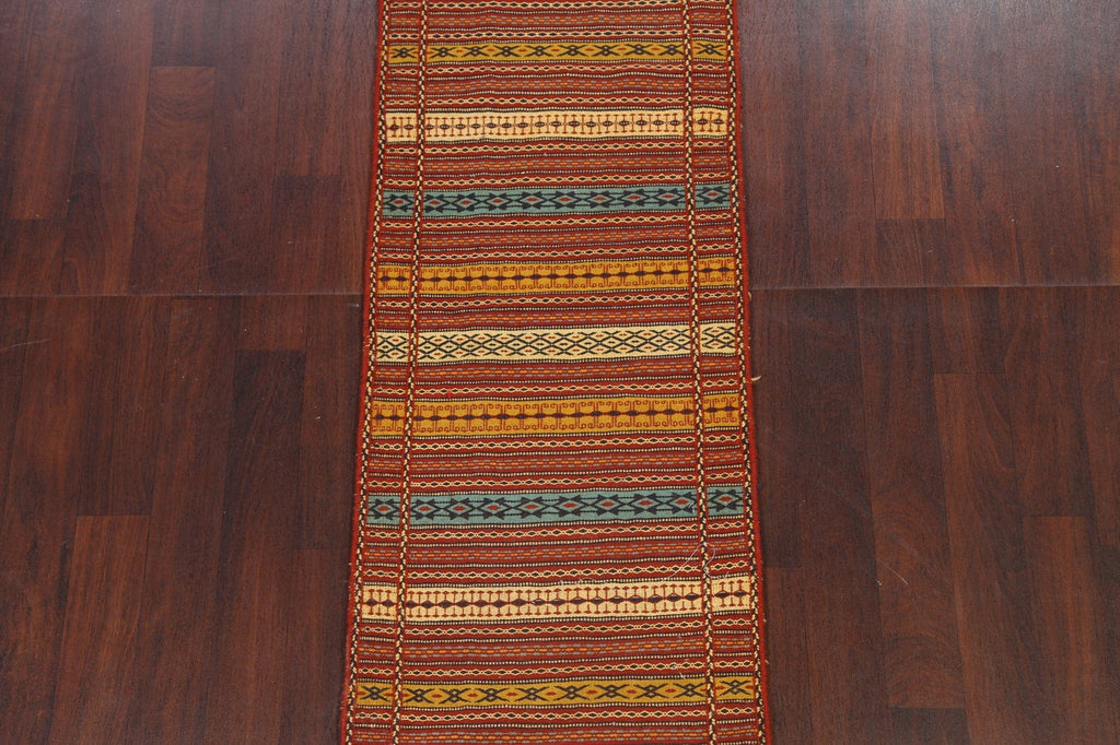 Tribal Kilim Sirjan Persian Runner Rug 2x7