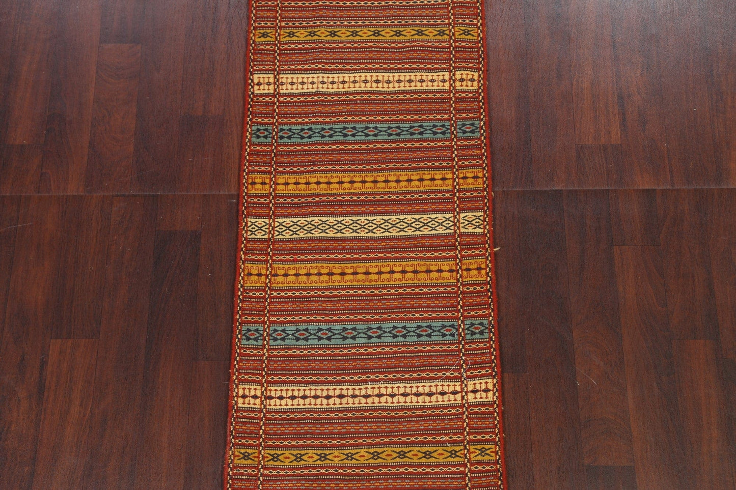 Tribal Kilim Sirjan Persian Runner Rug 2x7