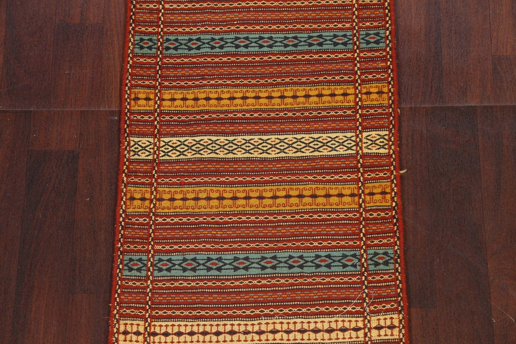 Tribal Kilim Sirjan Persian Runner Rug 2x7