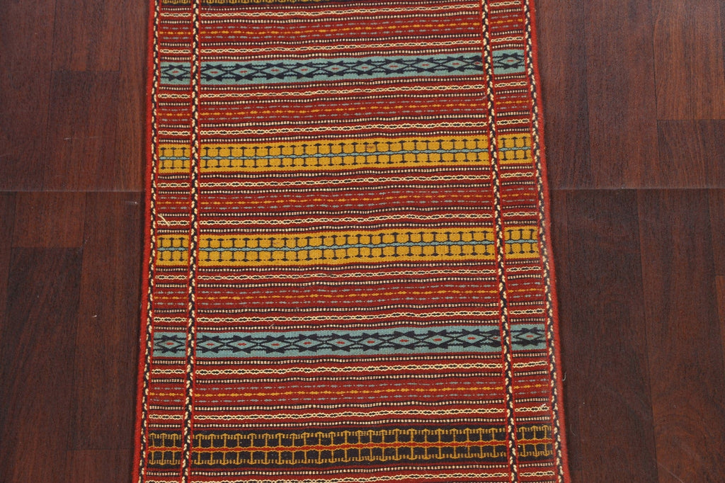 Tribal Kilim Sirjan Persian Runner Rug 2x7