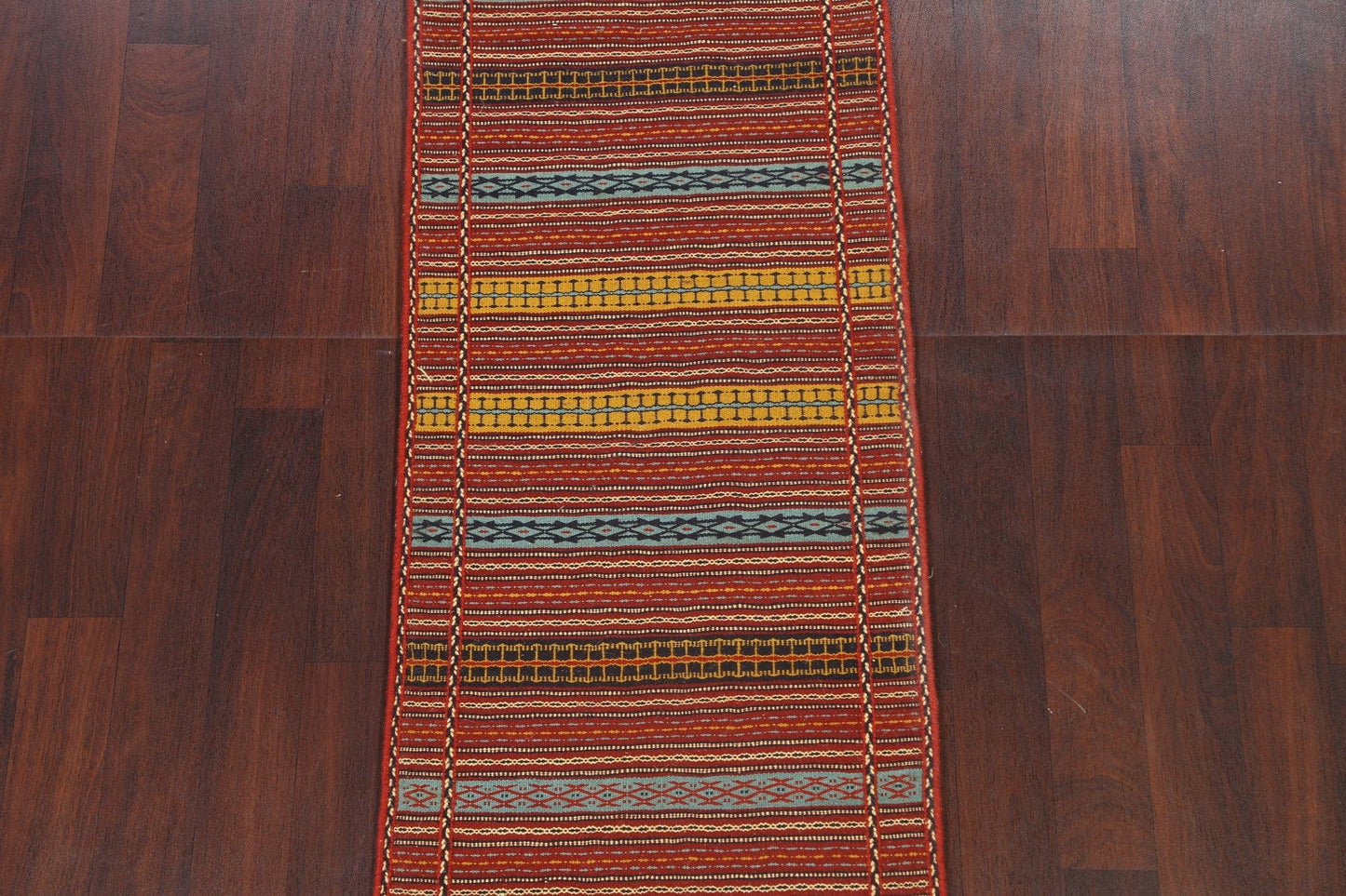 Tribal Kilim Sirjan Persian Runner Rug 2x7