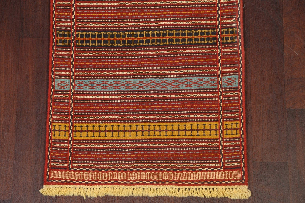 Tribal Kilim Sirjan Persian Runner Rug 2x7