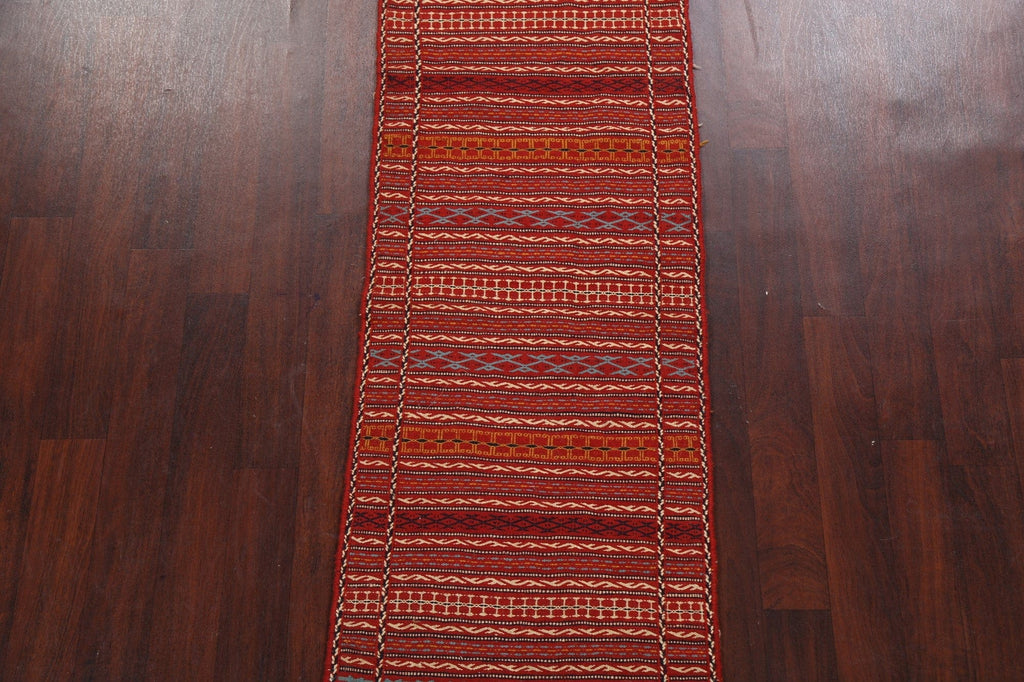 Tribal Kilim Sirjan Persian Runner Rug 2x7