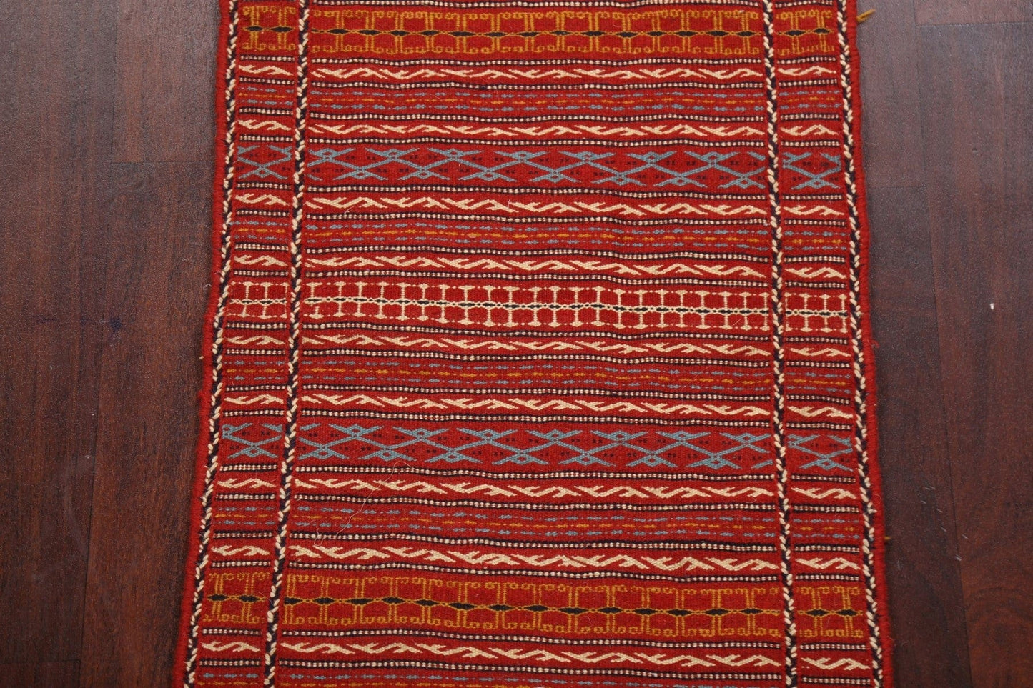 Tribal Kilim Sirjan Persian Runner Rug 2x7