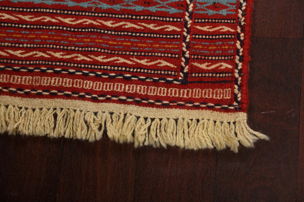 Tribal Kilim Sirjan Persian Runner Rug 2x7