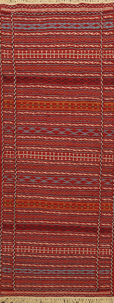 Tribal Kilim Sirjan Persian Runner Rug 2x7