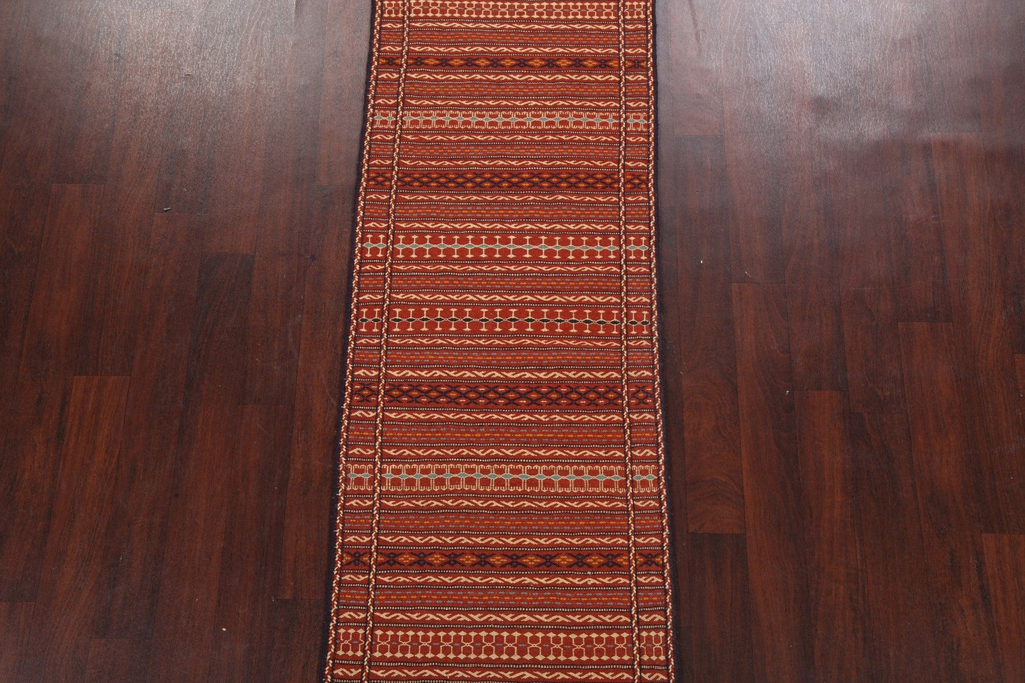 Tribal Kilim Sirjan Persian Runner Rug 2x7