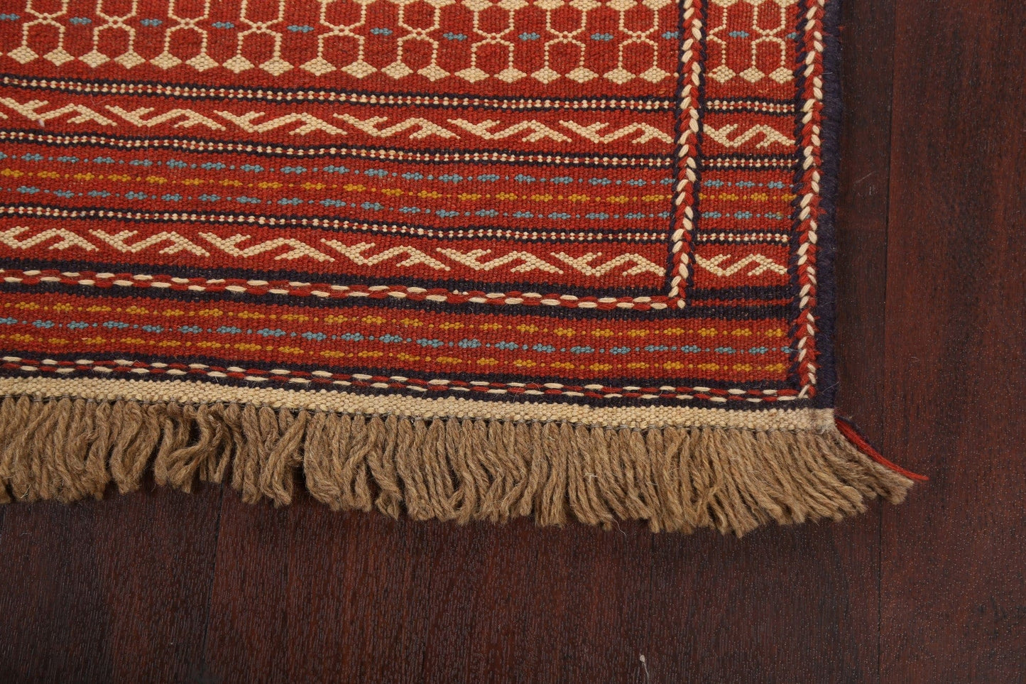 Tribal Kilim Sirjan Persian Runner Rug 2x7