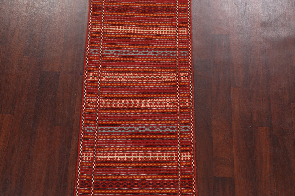 Tribal Kilim Sirjan Persian Runner Rug 2x7