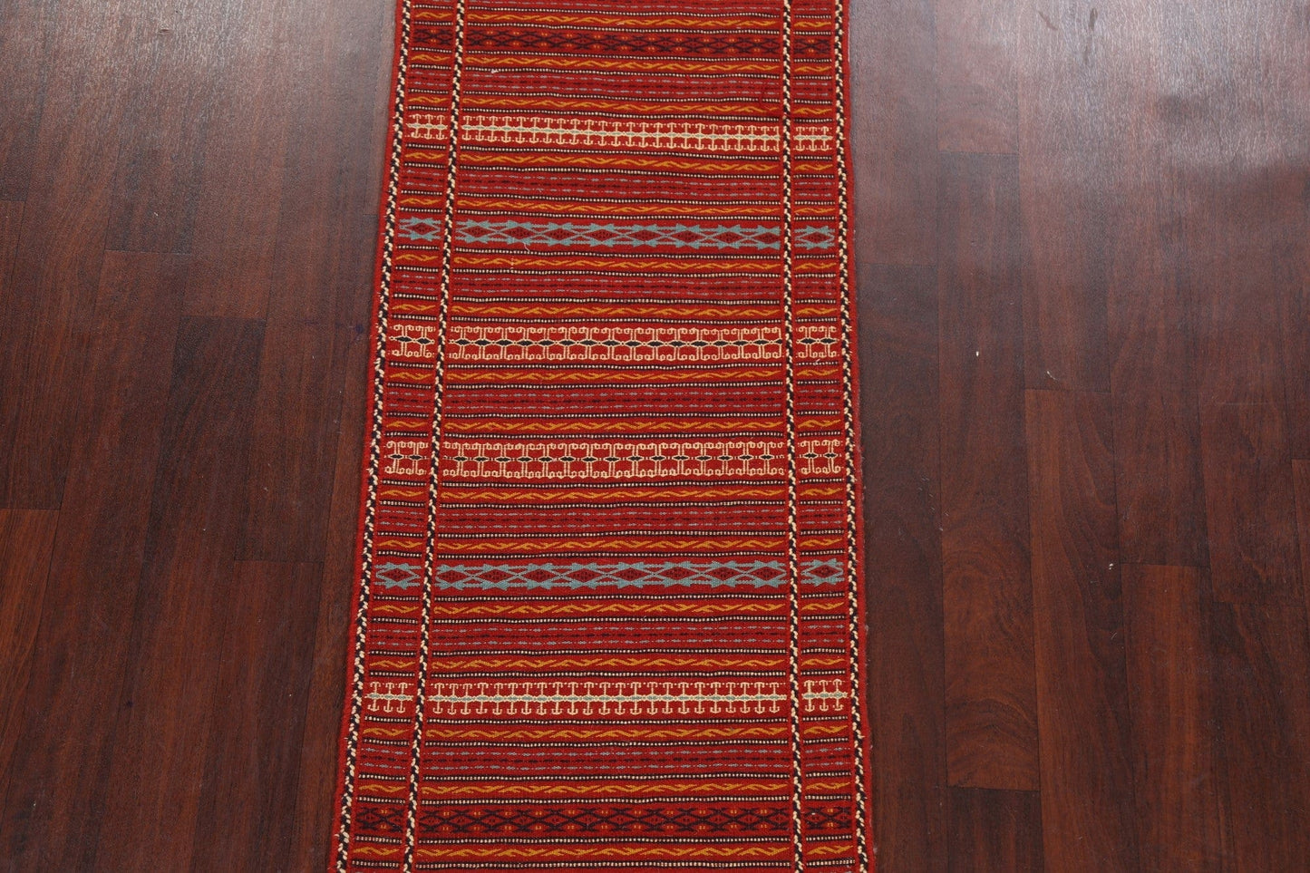 Tribal Kilim Sirjan Persian Runner Rug 2x7