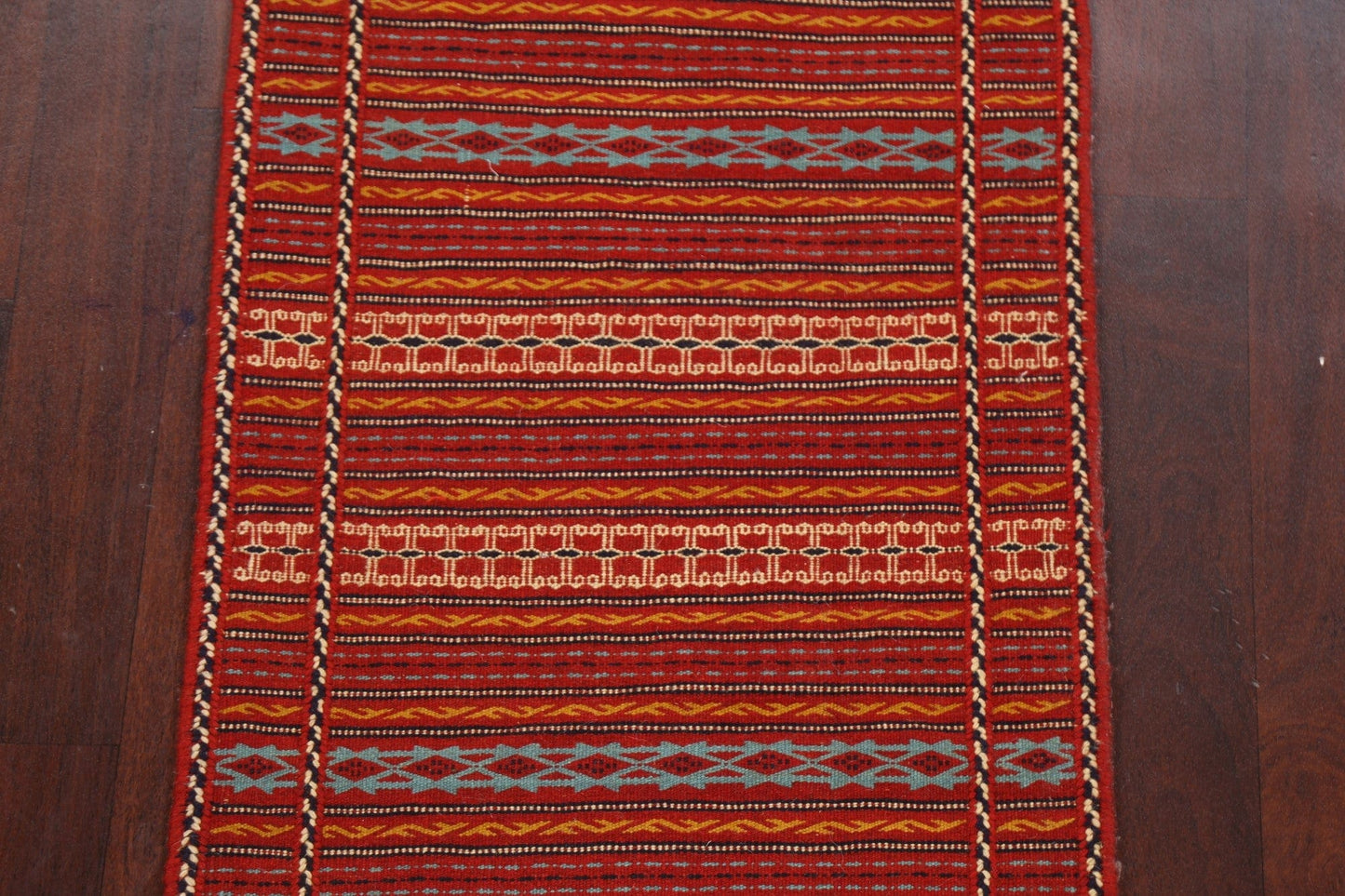 Tribal Kilim Sirjan Persian Runner Rug 2x7