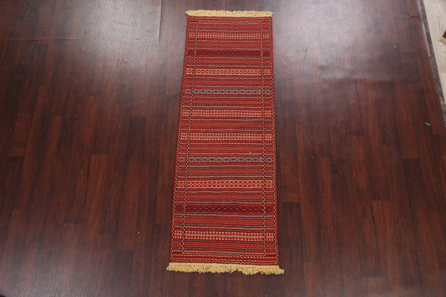 Tribal Kilim Sirjan Persian Runner Rug 2x7