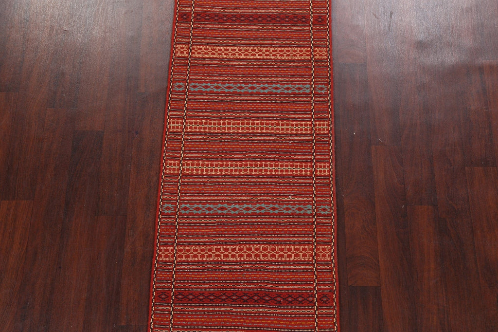 Tribal Kilim Sirjan Persian Runner Rug 2x7