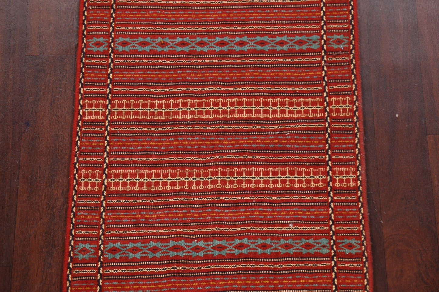 Tribal Kilim Sirjan Persian Runner Rug 2x7