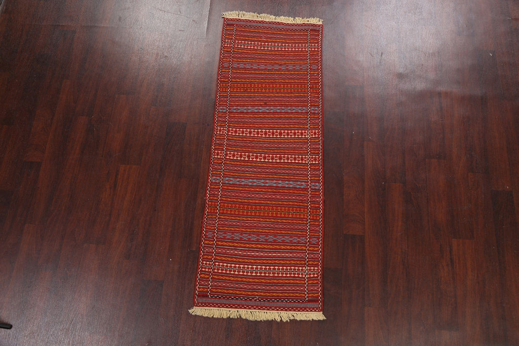 Tribal Kilim Sirjan Persian Runner Rug 2x6