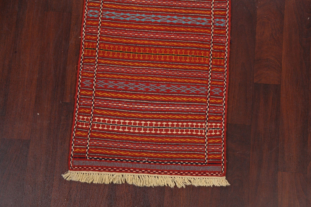 Tribal Kilim Sirjan Persian Runner Rug 2x6