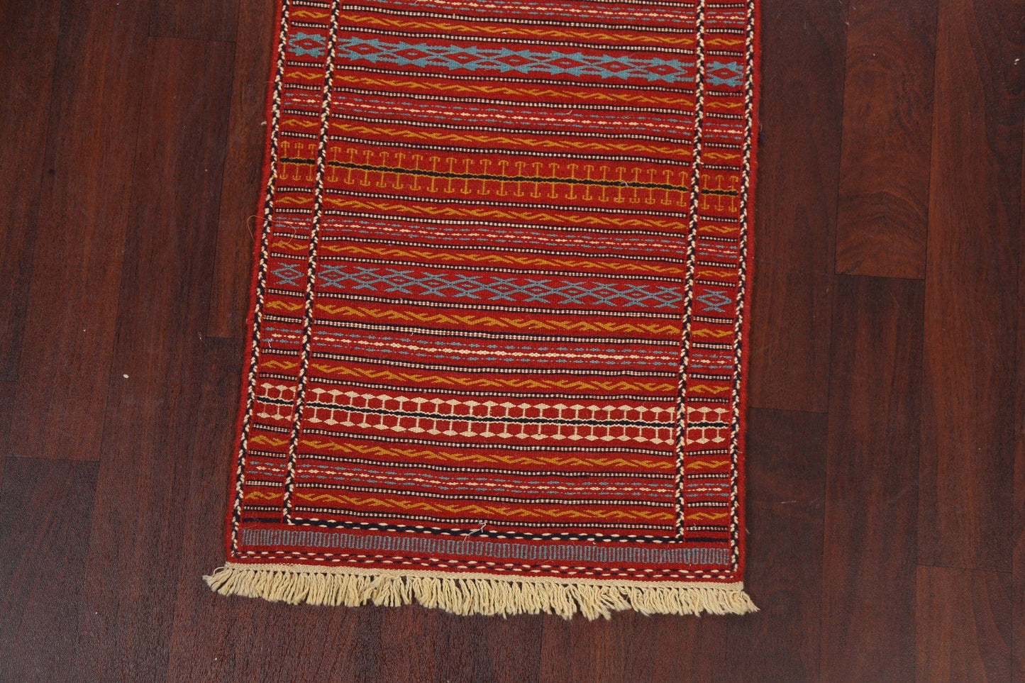 Tribal Kilim Sirjan Persian Runner Rug 2x6