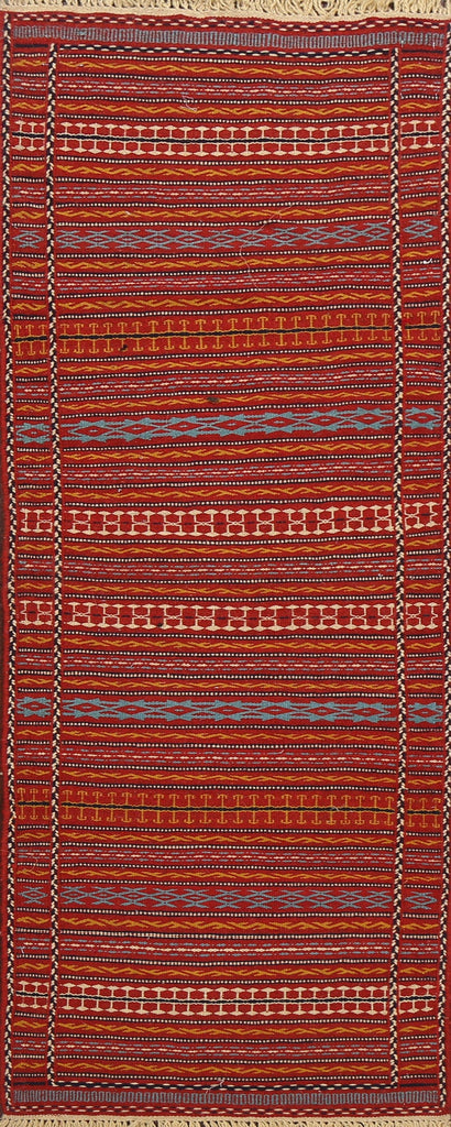 Tribal Kilim Sirjan Persian Runner Rug 2x6