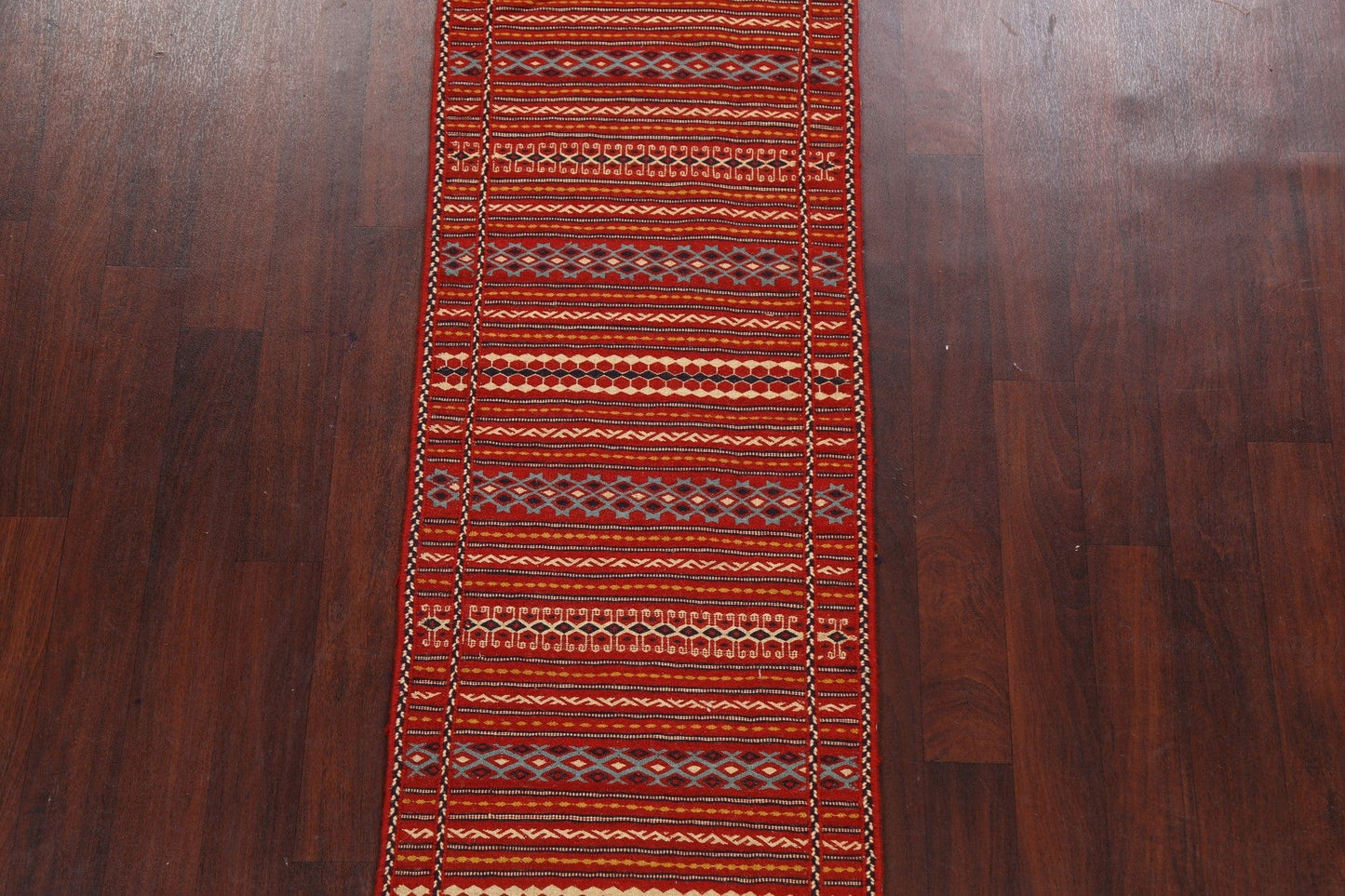 Tribal Kilim Sirjan Persian Runner Rug 2x7