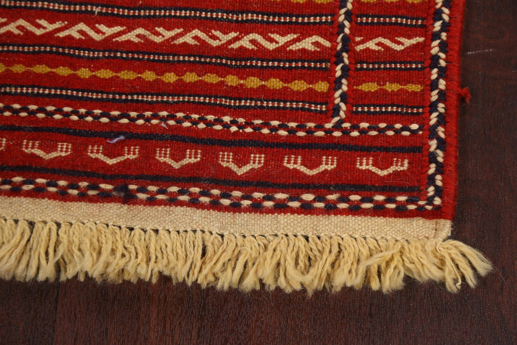 Tribal Kilim Sirjan Persian Runner Rug 2x7