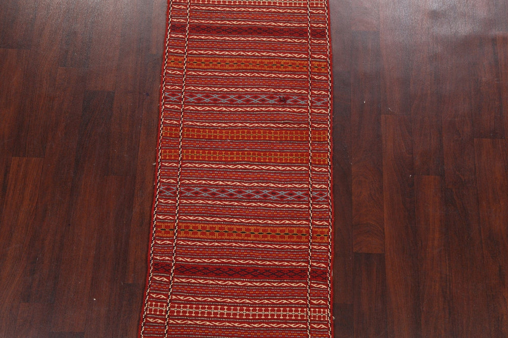 Tribal Kilim Sirjan Persian Runner Rug 2x7